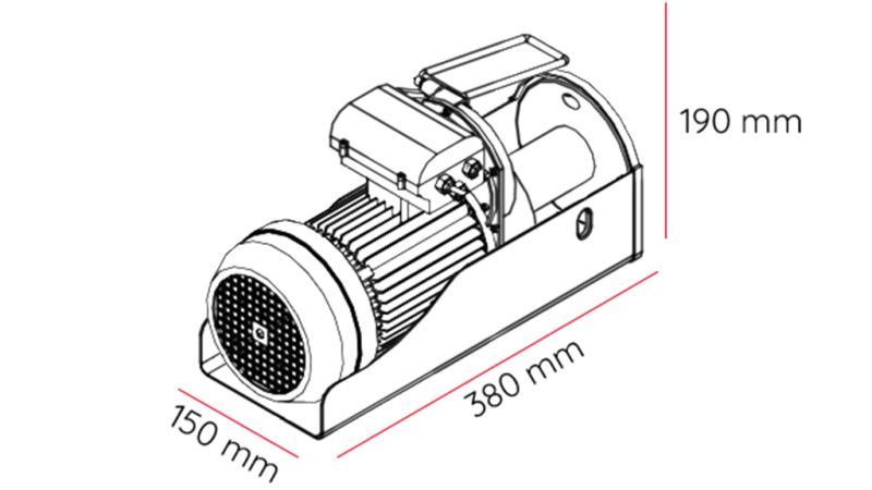 230 V ЕЛЕКТРИЧЕСКА ВИНЧА DWI 300/600 кг