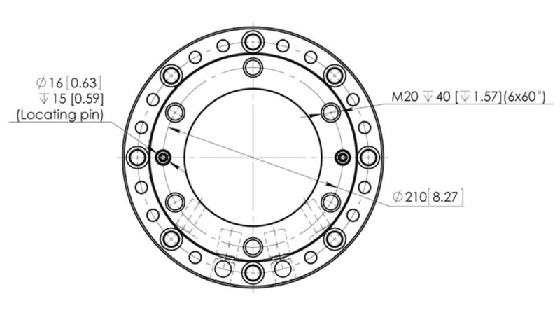 ХИДРАВЛИЧЕН РОТАТОР CPR8-01 33000-8000 KG