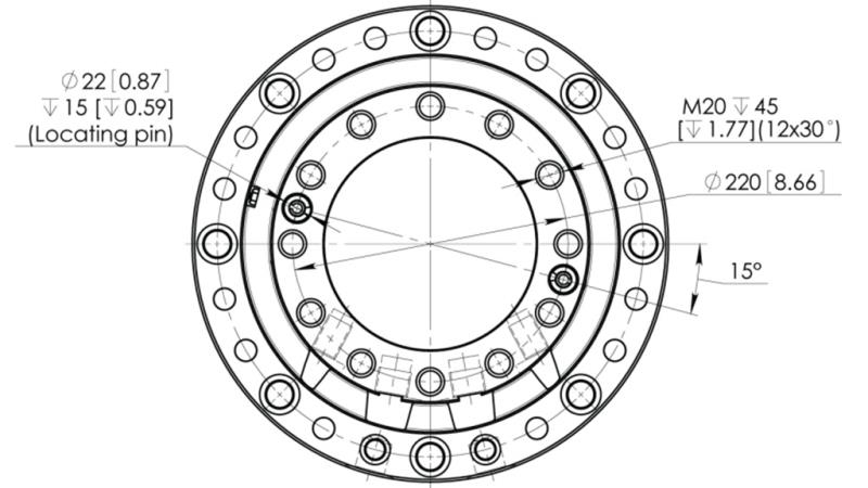 ХИДРАВЛИЧЕН РОТАТОР CPR14-01 55000/14000 KG