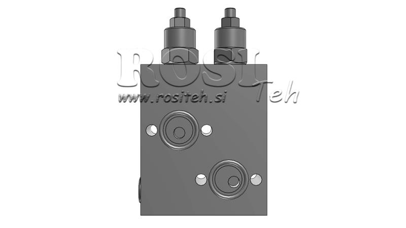 VANĂ PENTRU FRÂNA HIDRAULICĂ A MOTORULUI HIDRAULIC KPBR-250/1/D