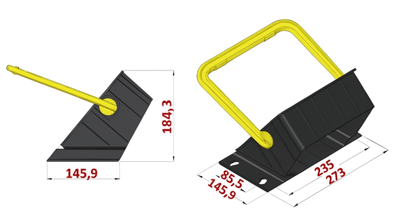 MŰANYAG KOCKA TARTÓ DIN 76051/E53 6,500 KG