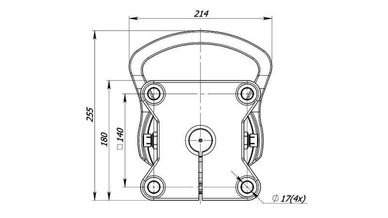 ROTATOR HIDRAULIC 3000/1500 KG CU FLANȘĂ