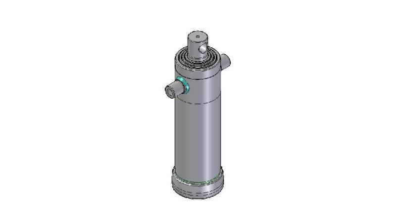 4044F -CILINDRU TELESCOPIC STANDARD/GAURĂ 4 ETAPE CURSĂ 1700 DIAMETRU 152