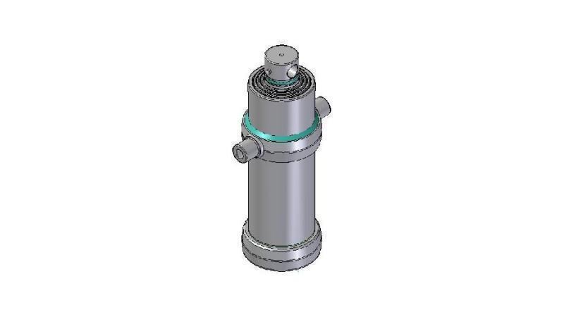 4046F -CILINDRU TELESCOPIC STANDARD/GAURĂ 4 ETAPE CUSCĂ 1690 FI 170