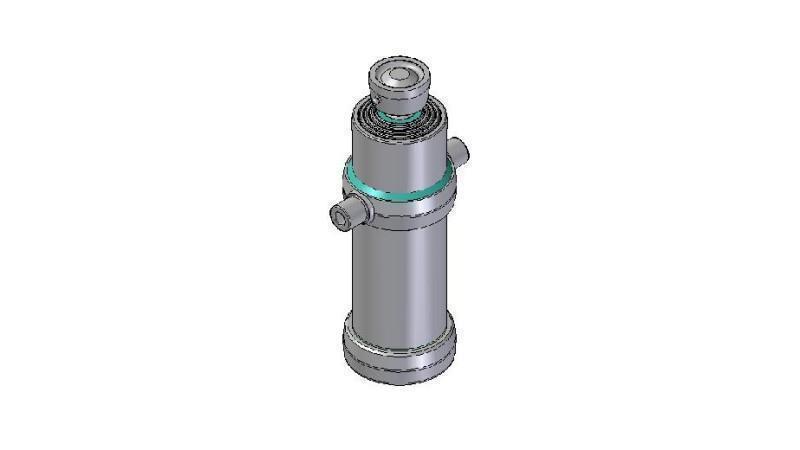 4046S - TELESCOPICKÝ CYLINDR STANDARD/KULIČKA 4 STUPNĚ ZDVIH 1690 PRŮMĚR 170