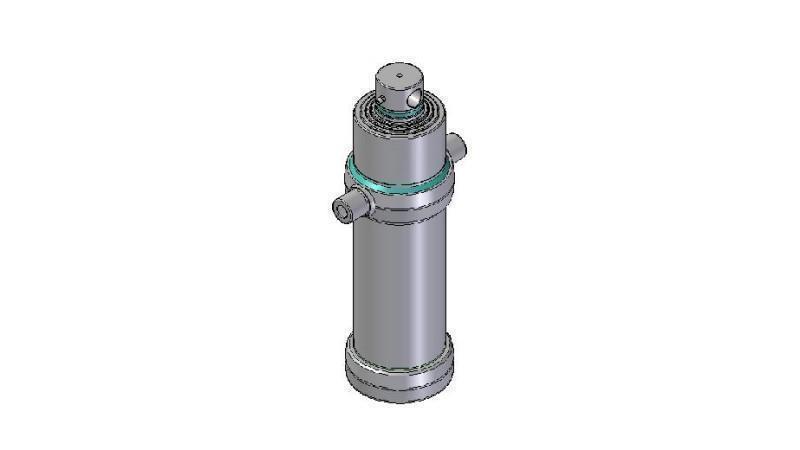 4047F -CILINDRU TELESCOPIC STANDARD/GAURĂ 4 ETAPE CUSCĂ 1970 FI 170