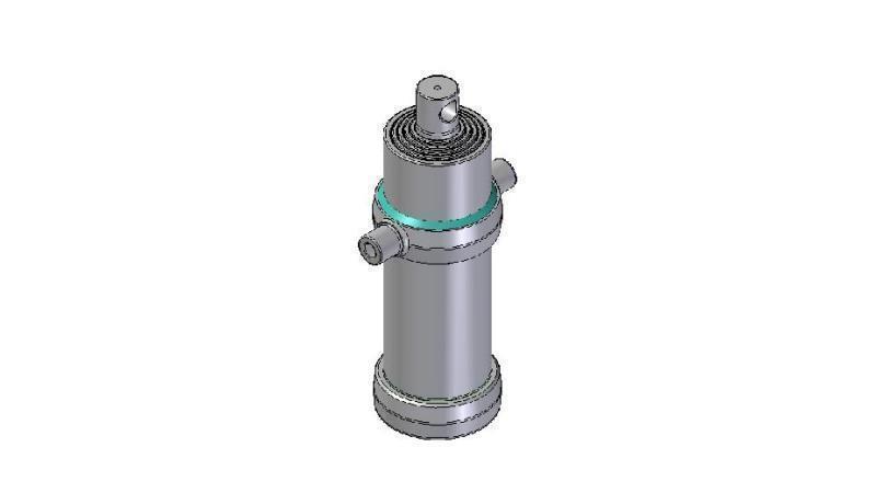 4051F -CILINDRU TELESCOPIC STANDARD/GAURĂ 5 ETAPE CUSCĂ 2120 FI 170