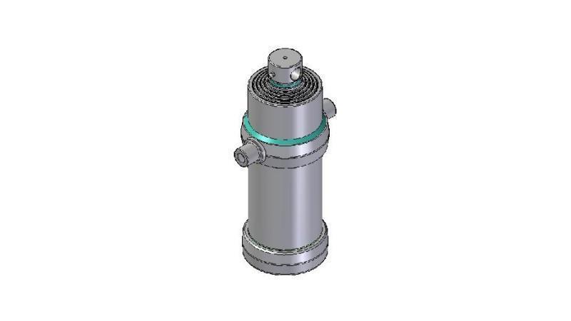 4053F -TELESCOPIC CYLINDER STANDARD/HÅL 5 STEG RESA 2450 FI 190