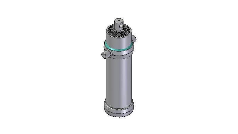4064F -CILINDRU TELESCOPIC STANDARD/GAURĂ 6 ETAPE CUSCĂ 3585 DIAMETRU 190
