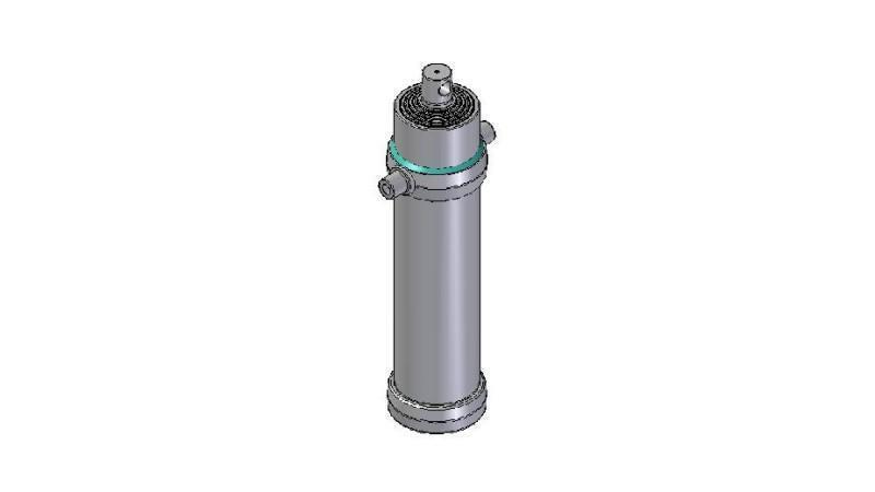 4066F -CILINDRU TELESCOPIC STANDARD/GAURĂ 6 ETAPE CUSCĂ 4185 DIAMETRU 190