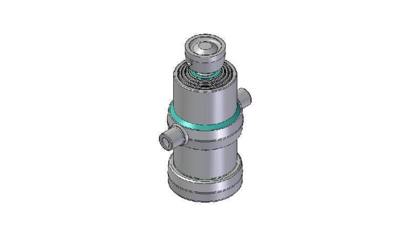 4070S -TELESCOPICKÝ CYLINDR STANDARD/KULIČKA 4 STUPNĚ ZDVIH 1030 PRŮMĚR 170