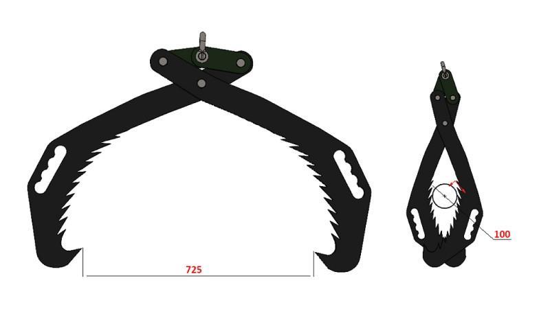 РЪЧЕН ЛЕСОПОДРЪЖКОВ ГРИПЕР HD70 (700mm)