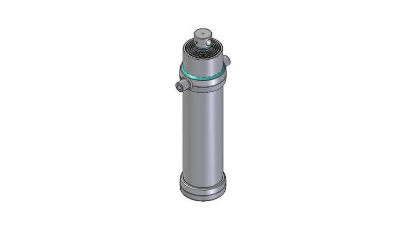 5012F -TELESCOPICKÝ CYLINDR STANDARD/DÍRA 5 STUPŇŮ ZDVIH 2740 FI 190