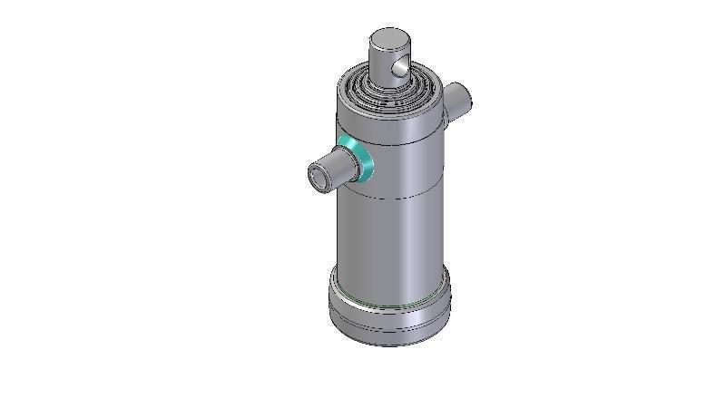5022F -CILINDRU TELESCOPIC STANDARD/GAURĂ 5 ETAPE CUSCĂ 1030 DIAMETRU 112