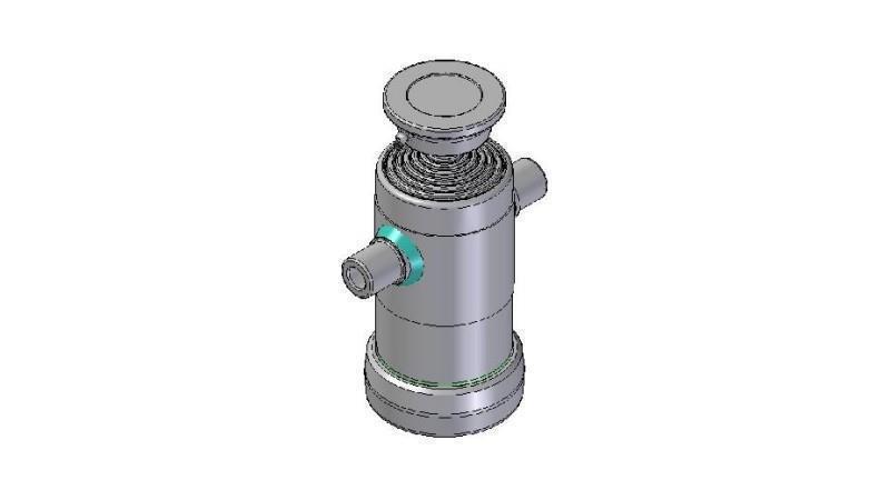 6003S -CILINDRU TELESCOPIC STANDARD/BOL 6 ETAPE CURSĂ 1005 DIAMETRU 124