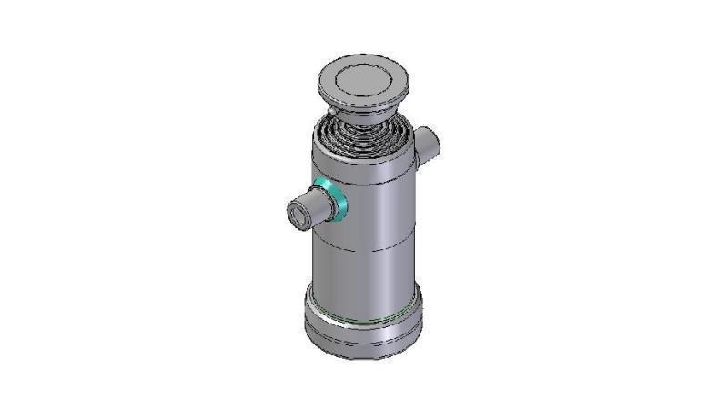 6004S -CILINDRU TELESCOPIC STANDARD/BOL 6 ETAPE CURSĂ 1245 DIAMETRU 124
