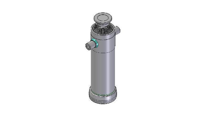 6011S -TELESCOPICKÝ CYLINDR STANDARD/KULIČKA 6 STUPŇŮ ZDVIH 2557 PRŮMĚR 152