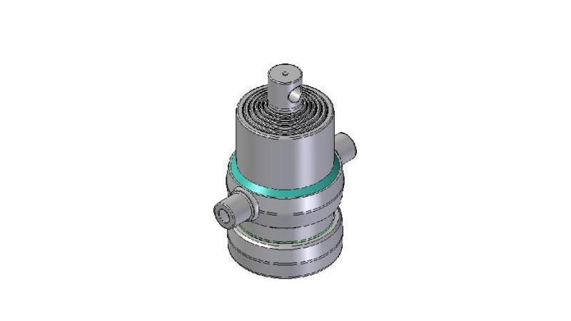 6018F -CILINDRU TELESCOPIC STANDARD/GAURĂ 6 ETAPE CURS 1165 FI 170