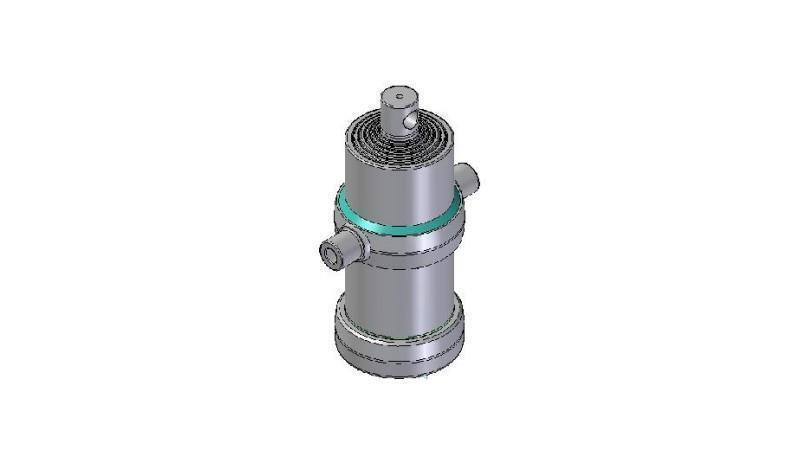 6022F -CILINDRU TELESCOPIC STANDARD/GAURĂ 6 ETAPE CUSCĂ 2245 FI 170
