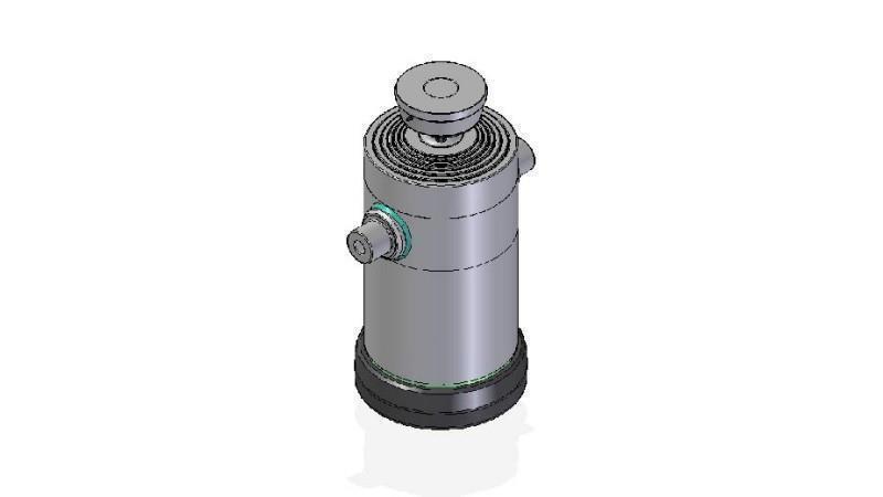 6086S -CILINDRU TELESCOPIC STANDARD/BALL 6 ETAPE CĂLĂTORIE 2500 DIAMETRU 300