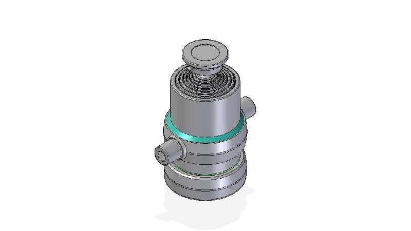 7006S -CILINDRU TELESCOPIC STANDARD/BALL 7 ETAPE CĂLĂTORIE 1360 DIAMETRU 170