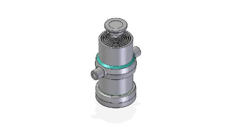 7009S -CILINDRU TELESCOPIC STANDARD/BALL 7 ETAPE CURS 2060 DIAMETRU 170