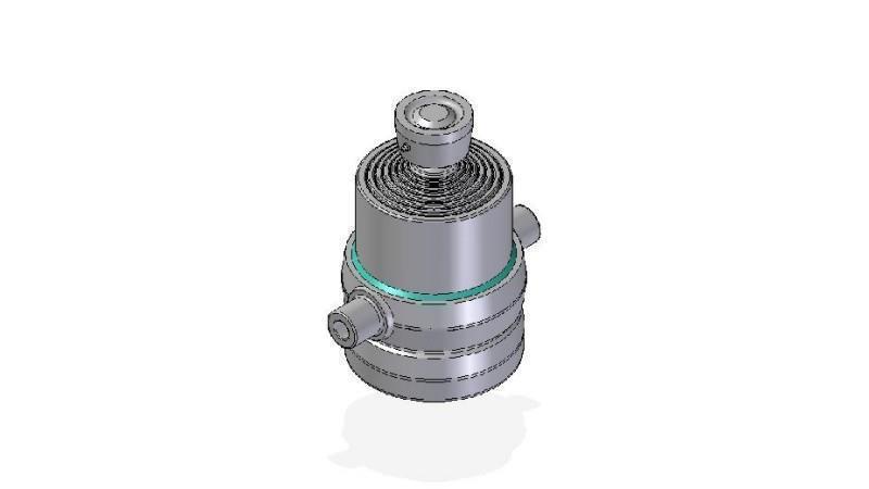 7015S -CILINDRU TELESCOPIC STANDARD/BOL 7 ETAPE CĂLĂTORIE 1135 DIAMETRU 190