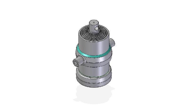 7017F -CILINDRU TELESCOPIC STANDARD/GAURĂ 7 ETAPE CURS 1695 FI 190