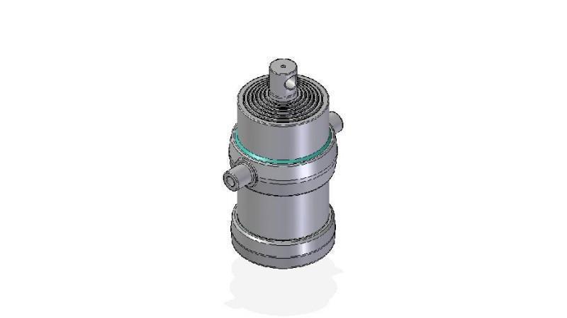 7052F -CILINDRU TELESCOPIC STANDARD/GAURĂ 7 ETAPE CURS 2085 FI 215