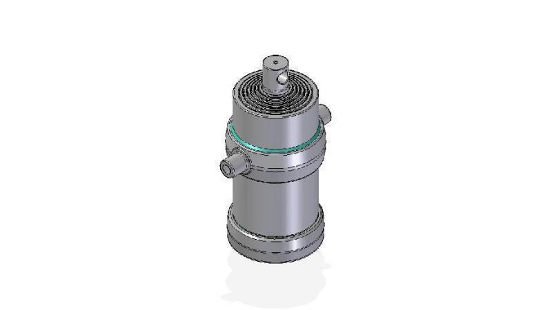7057F -CILINDRU TELESCOPIC STANDARD/GAURĂ 7 ETAPE CĂLĂTORIE 2340 DIAMETRU 215