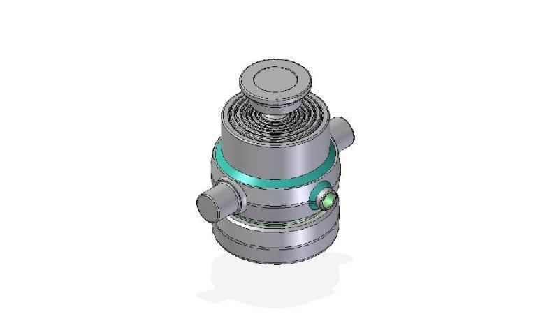 7300S -TELESCOPICKÝ CYLINDER STANDARD/KULOVÝ 7 STUPŇŮ ZDVIH 890 PRŮMĚR 170