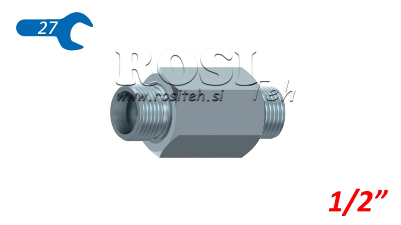 HIDRAVLIČNI ADAPTER MOŠKI-MOŠKI 1/2