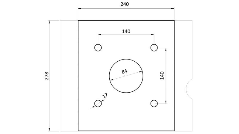 PRINDERE PIATRA BSG 400 TG 1000 kg - 1100 mm