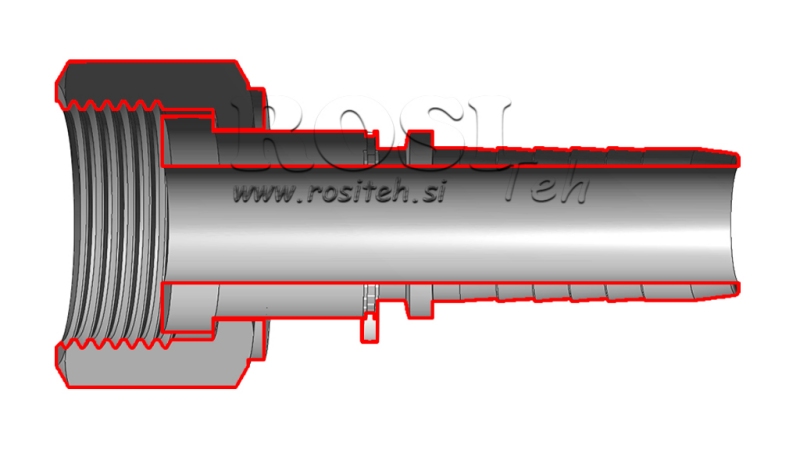HYDRAULISK TILKOBLING DKORFS HUN DN10-13/16-16