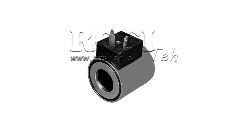 Електромагнитна бобина 24V DC за CETOP 3 клапан - fi 23.4mm-50.7mm 30W IP65