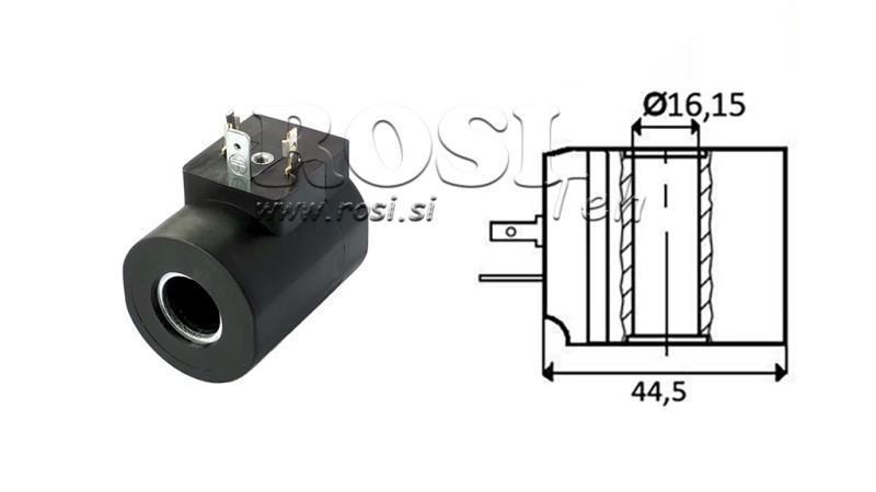 Bobină ELECTROMAGNETICĂ 12V DC - CB10 - fi 16.15mm-50.2mm 26W IP65