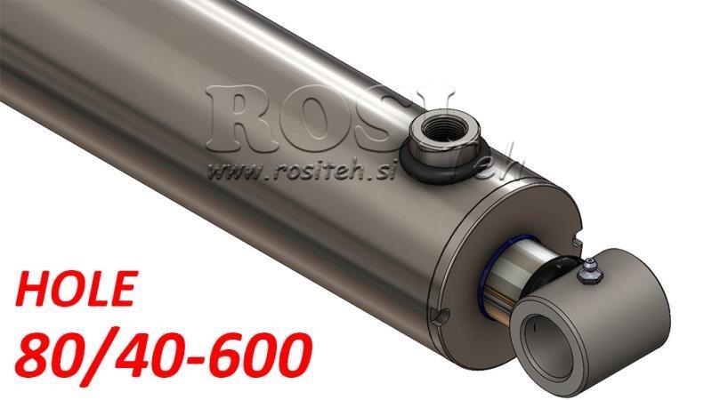 orificiu cilindru hidraulic 80-40-600