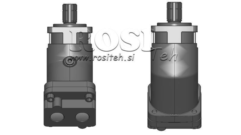 PÍSTOVÝ HYDRAULICKÝ MOTOR 40CC - 228NM