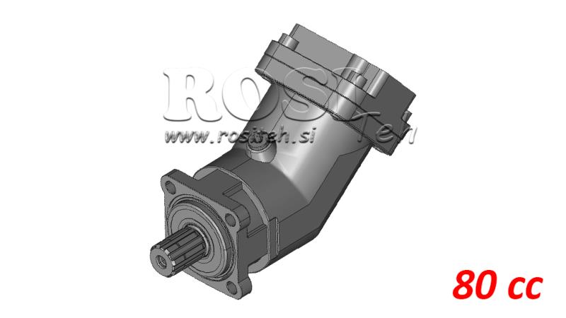 PÍSTOVÝ HYDRAULICKÝ MOTOR 80CC - 440NM