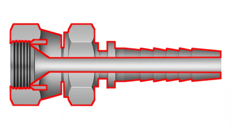 ХИДРАВЛИЧНА ВРЪЗКА JIS ЯПОНСКА 60° KOMATSU ЖЕНСКА DN6-M14X1.5