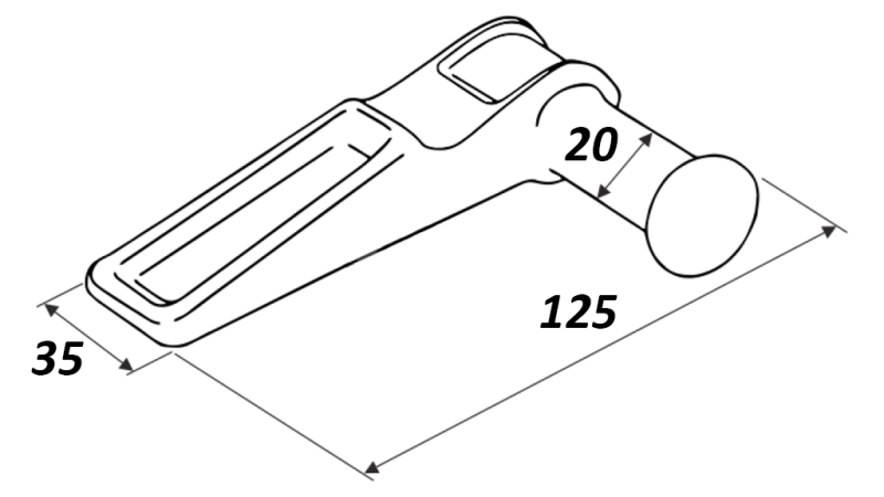 WEDGE PENTRU SIGILIU LATERAL TIP MAROTTA DREAPTA