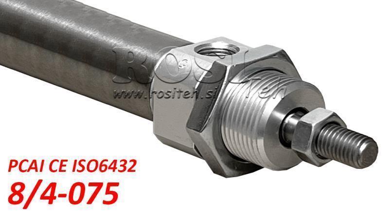 ПНЕВМАТИЧЕН ЦИЛИНДЪР PCAI 8/4-075 CE ISO6432
