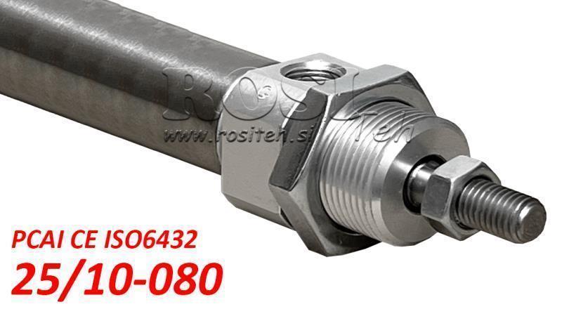 PNEVMATSKI CILINDER PCAI 25/10-080 CE ISO6432
