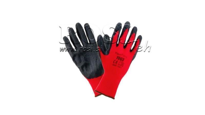 MĂNUȘI ACOPERITE CU LATEX - MĂRIMEA 9