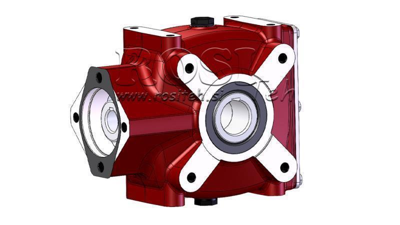 PŘEVODOVKA - PŘEVODOVKA RT120 PRO HYDRAULICKÝ MOTOR MP/MR/MS POMĚR 4.1:1