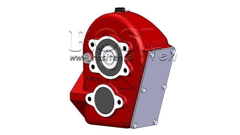 VAIHTEISTO - VAIHTEISTO RT210 HYDRAULISILLE MOOTTORILLE MP/MR/MS SUHDE 16.4:1