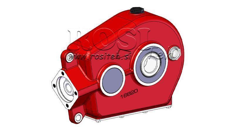 PŘEVODOVKA - PŘEVODOVKA RT260 PRO HYDRAULICKÝ MOTOR MP/MR/MS POMĚR 21.1:1