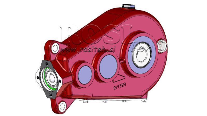 PŘEVODOVKA - PŘEVODOVKA RT400 PRO HYDRAULICKÝ MOTOR MP/MR/MS POMĚR 35.2:1