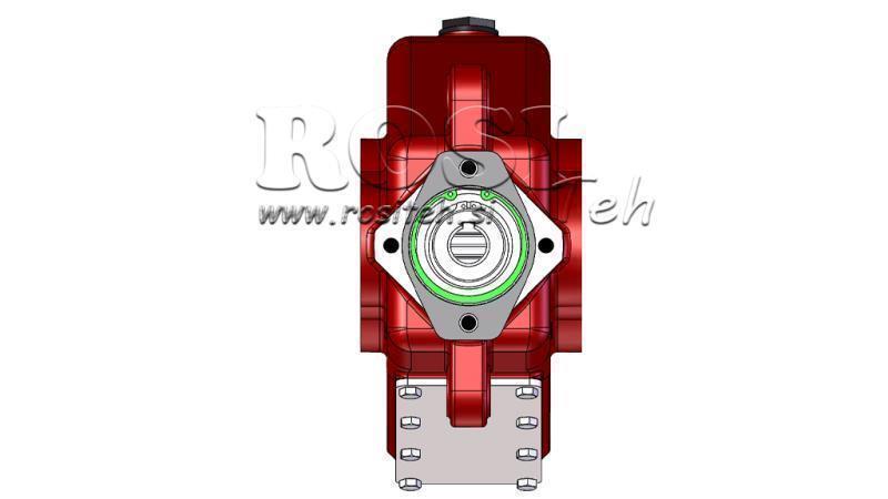 PŘEVODOVKA - PŘEVODOVKA RT400 PRO HYDRAULICKÝ MOTOR MP/MR/MS POMĚR 35.2:1