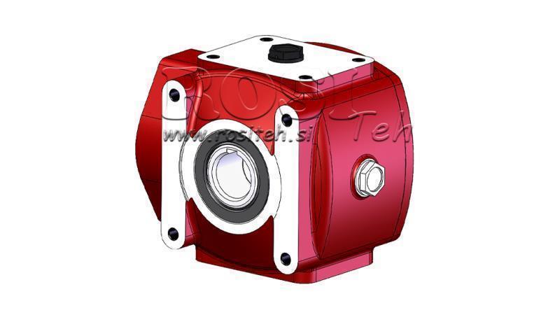 PŘEVODOVKA - PŘEVODOVKA RT45 PRO HYDRAULICKÝ MOTOR MP/MR POMĚR 1.9:1
